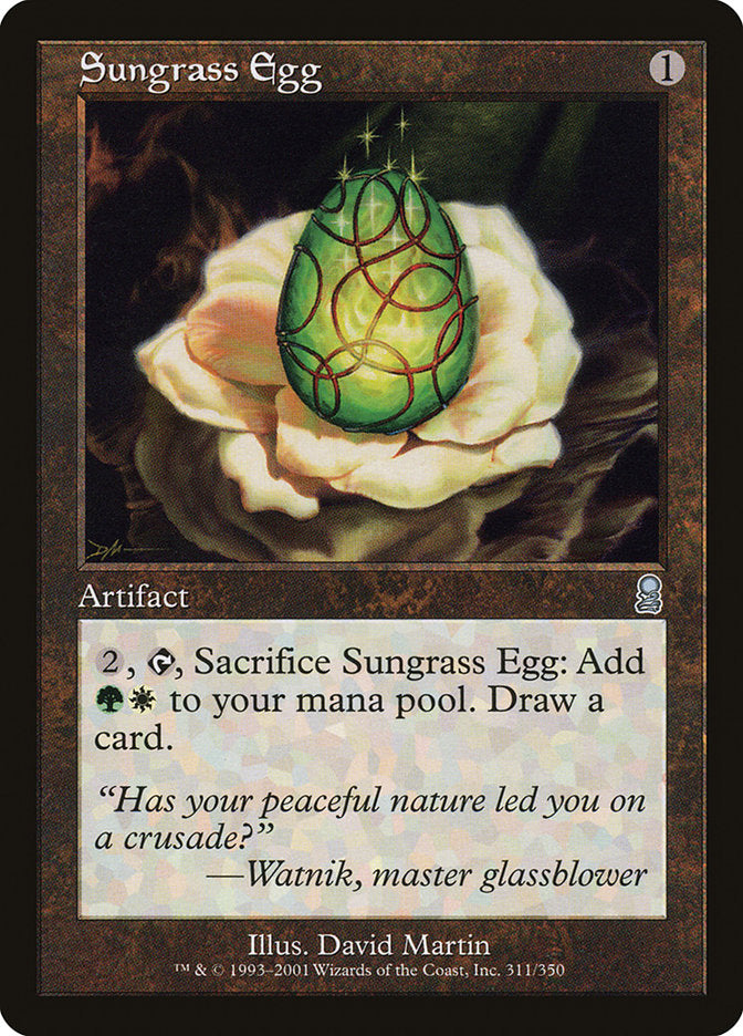 Sungrass Egg - (Foil): Odyssey