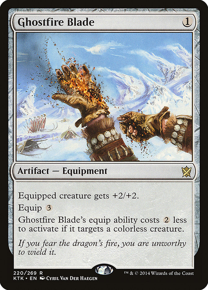 Ghostfire Blade: Khans of Tarkir