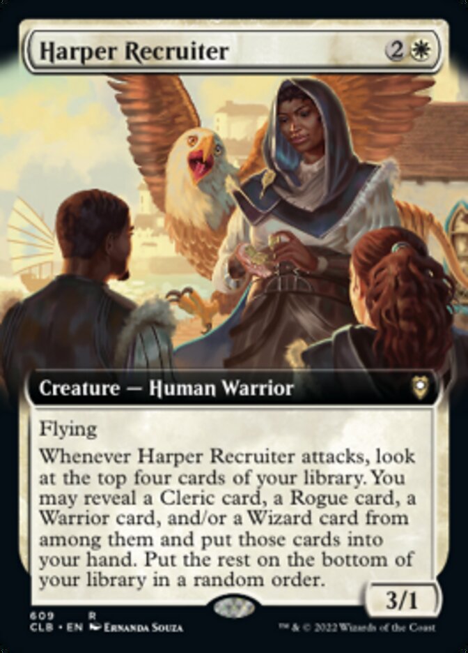 Harper Recruiter - (Foil): Commander Legends: Battle for Baldur's Gate