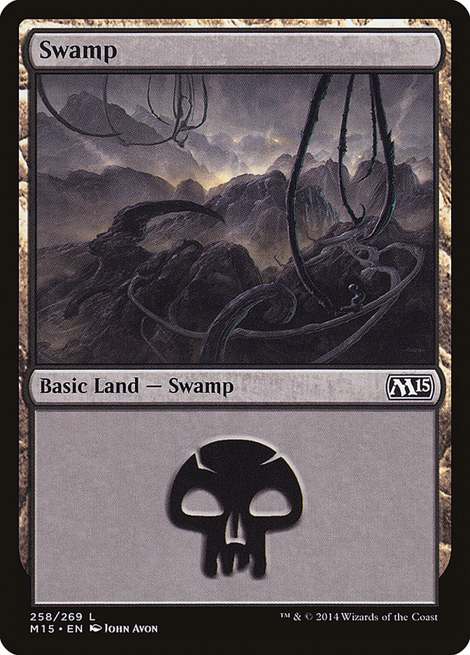 Swamp (#258) - (Foil): Magic 2015