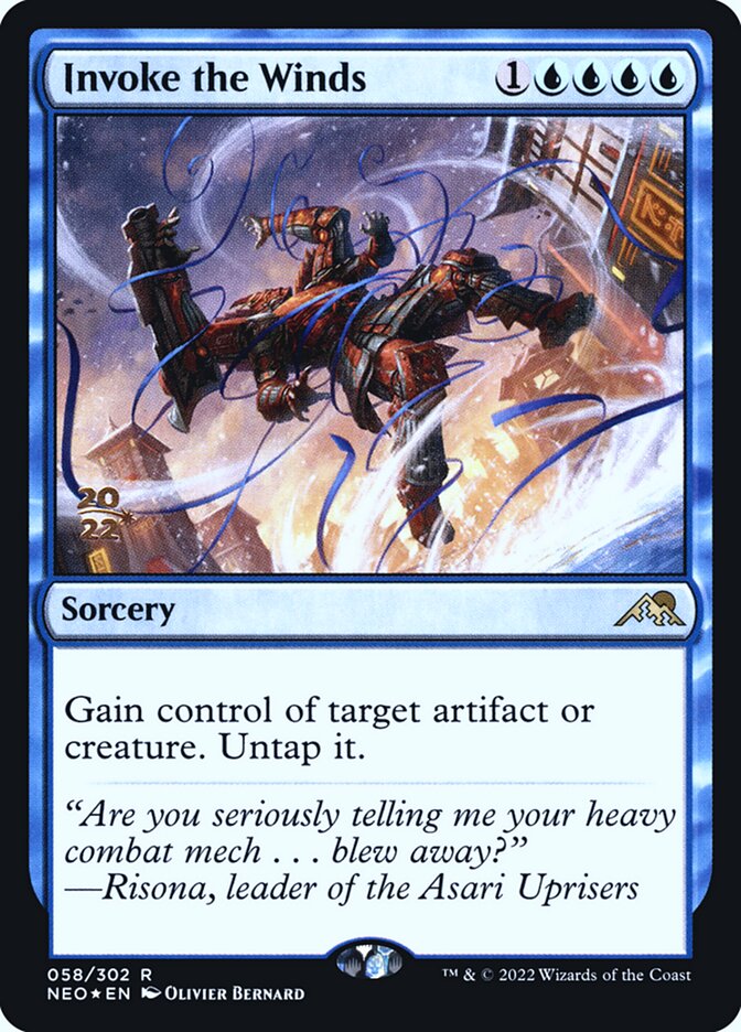 Invoke the Winds: Kamigawa: Neon Dynasty Promos