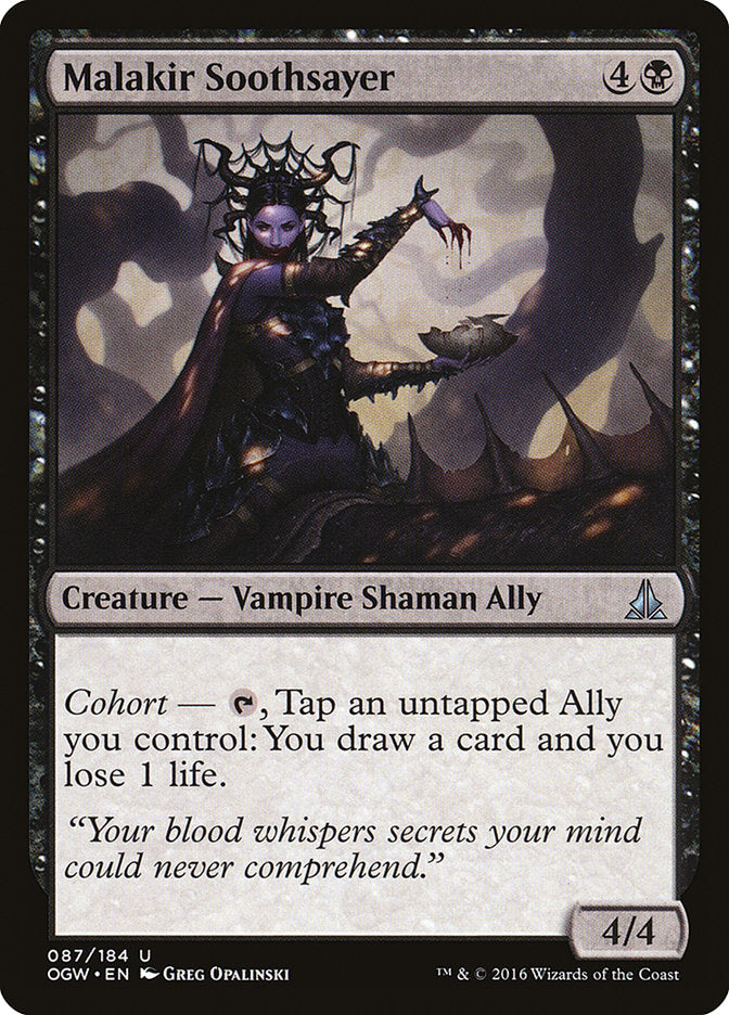 Malakir Soothsayer - (Foil): Oath of the Gatewatch