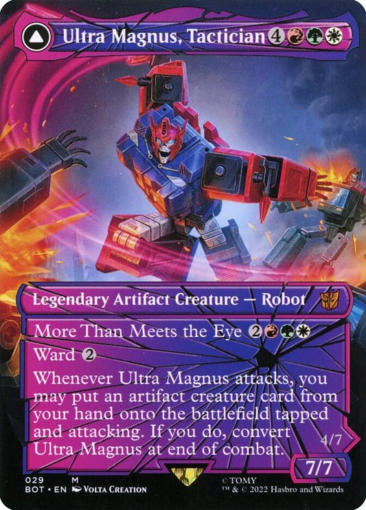 Ultra Magnus, Tactician // Ultra Magnus, Armored Carrier (Borderless): Transformers