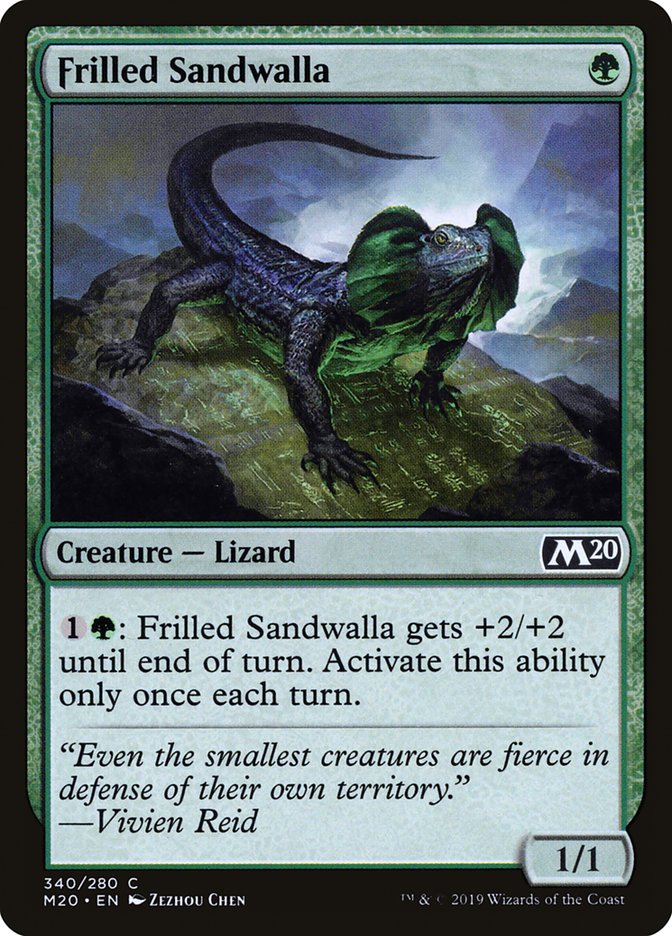Frilled Sandwalla (Welcome Deck): Core Set 2020