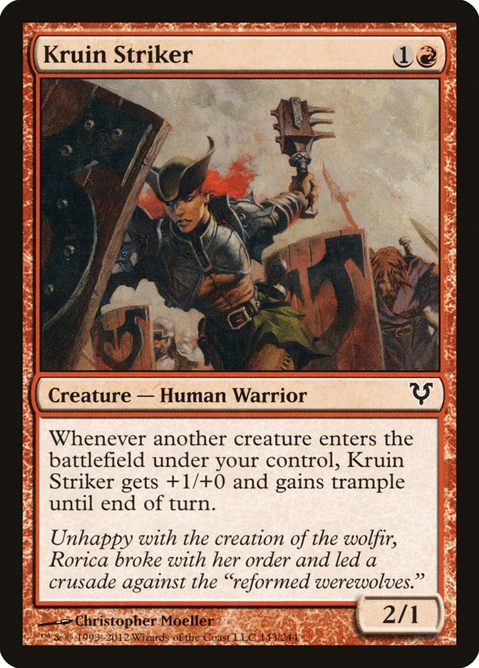 Kruin Striker - (Foil): Avacyn Restored