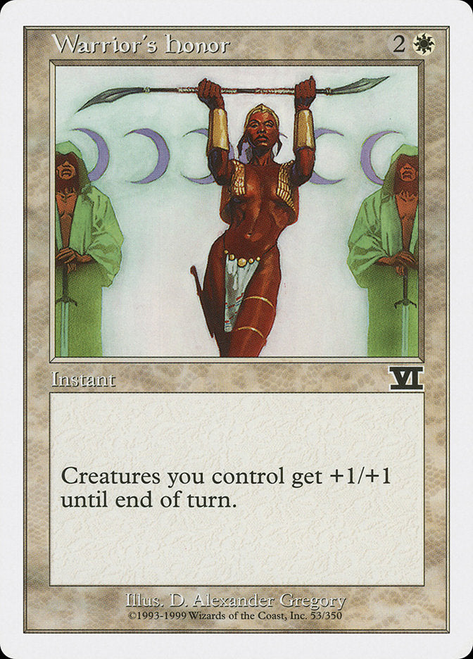 Warrior's Honor: Classic Sixth Edition