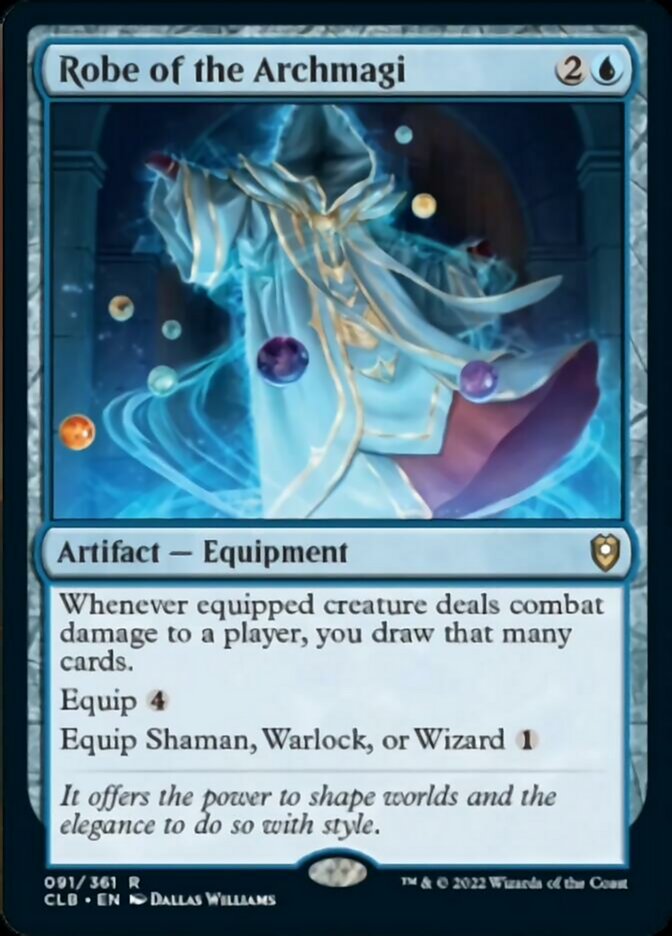 Robe of the Archmagi - (Foil): Commander Legends: Battle for Baldur's Gate