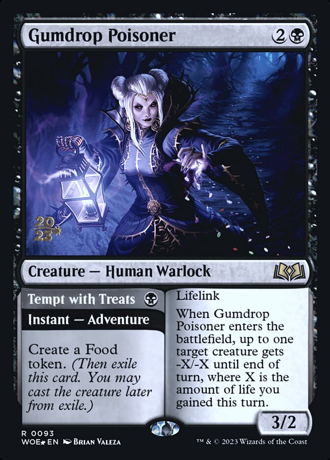 Gumdrop Poisoner // Tempt with Treats - (Foil): Wilds of Eldraine Promos