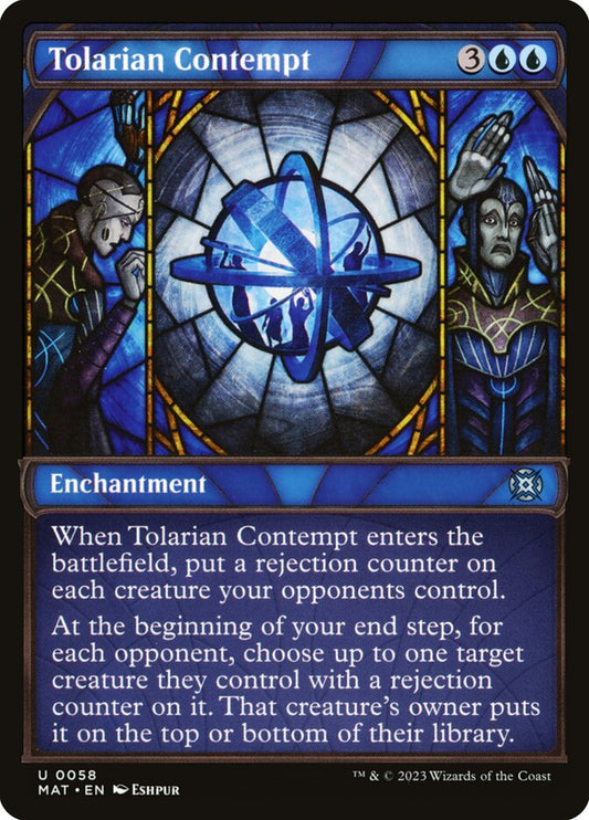 Tolarian Contempt (Showcase) - (Foil): March of the Machine: The Aftermath
