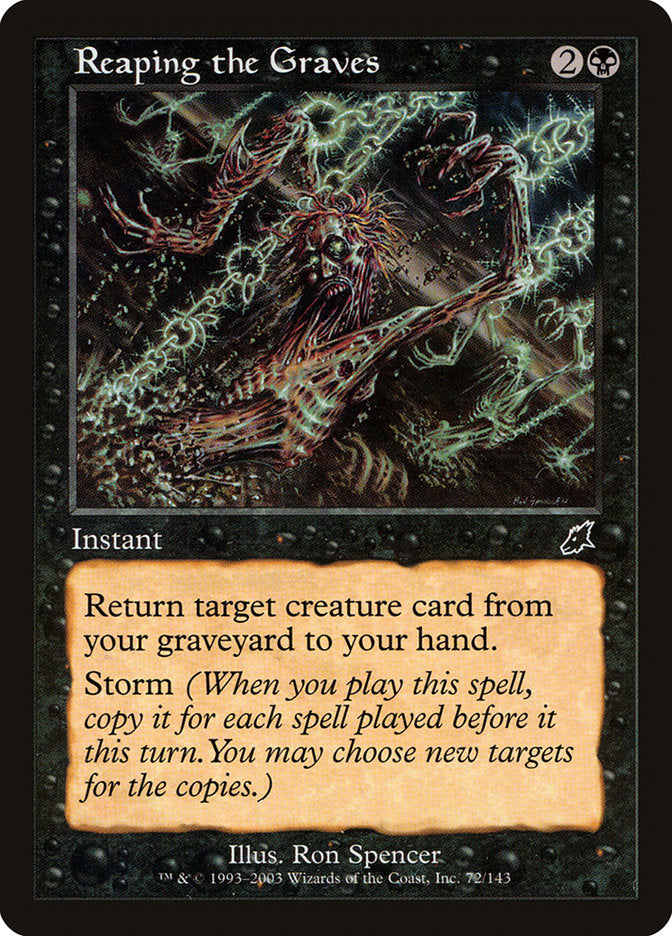 Reaping the Graves - (Foil): Scourge