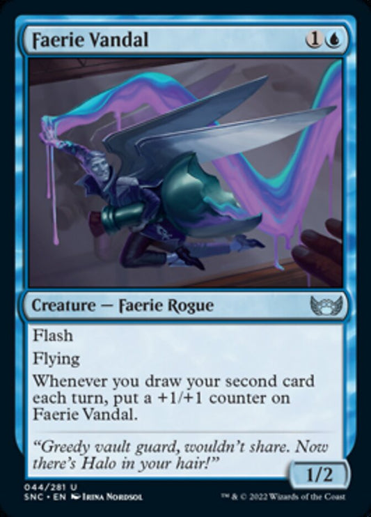 Faerie Vandal - (Foil): Streets of New Capenna