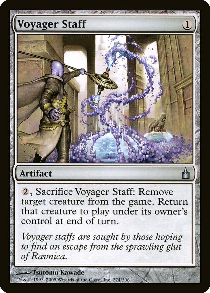 Voyager Staff - (Foil): Ravnica: City of Guilds