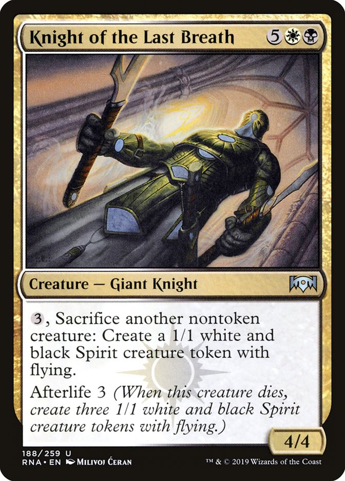 Knight of the Last Breath: Ravnica Allegiance
