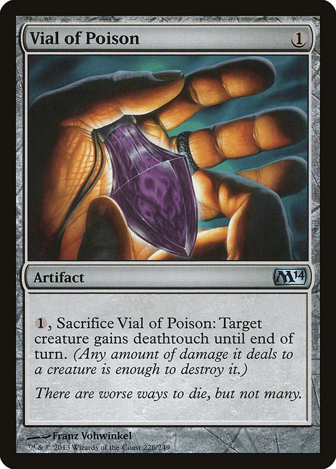 Vial of Poison - (Foil): Magic 2014
