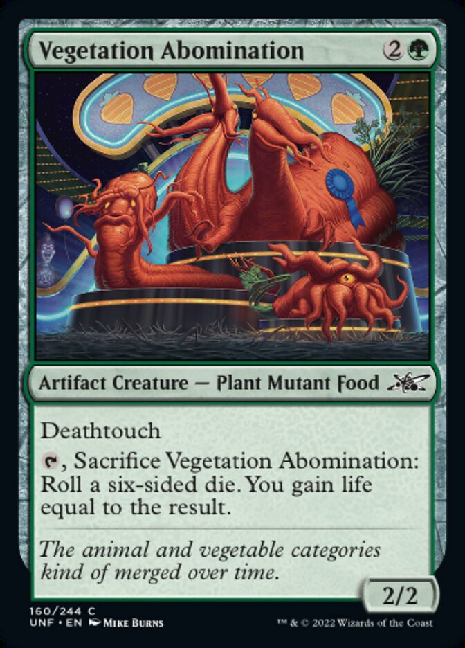 Vegetation Abomination - (Foil): Unfinity