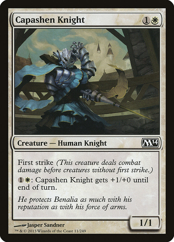 Capashen Knight - (Foil): Magic 2014
