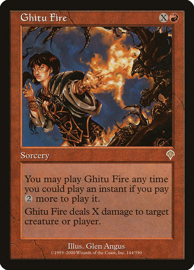Ghitu Fire - (Foil): Invasion