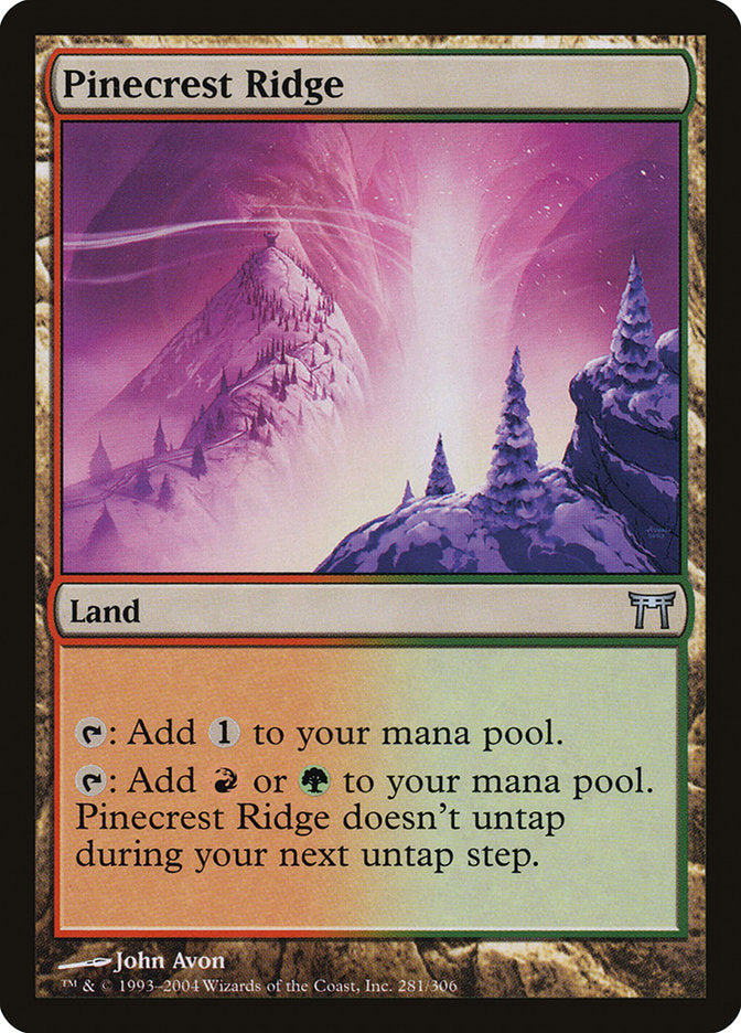 Pinecrest Ridge - (Foil): Champions of Kamigawa