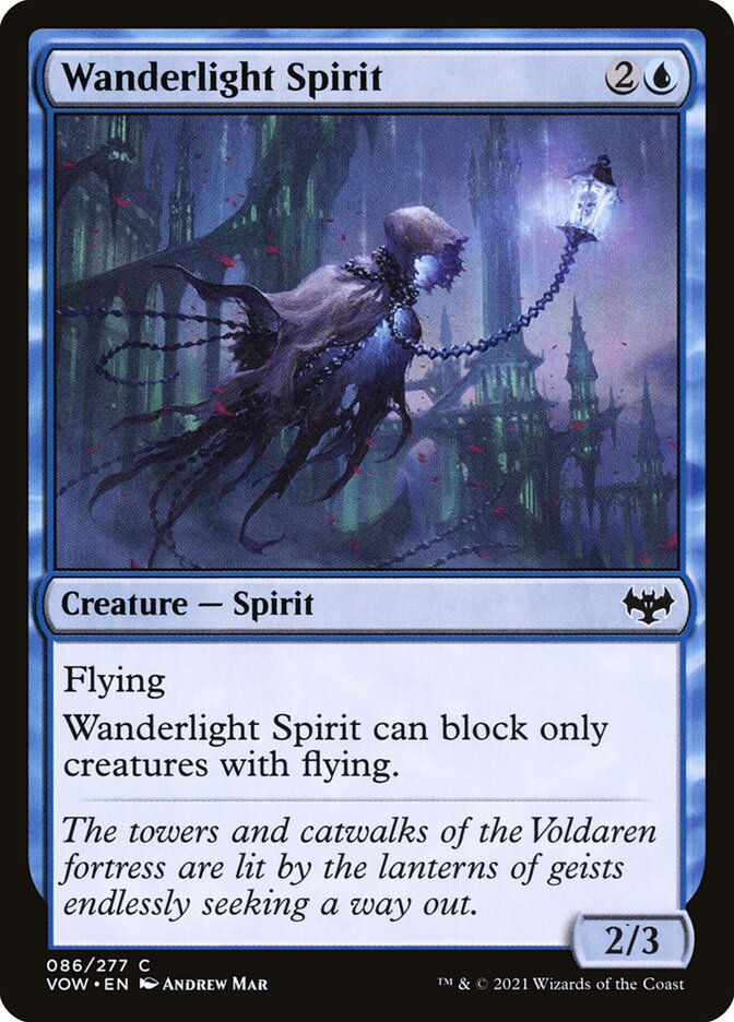 Wanderlight Spirit - (Foil): Innistrad: Crimson Vow