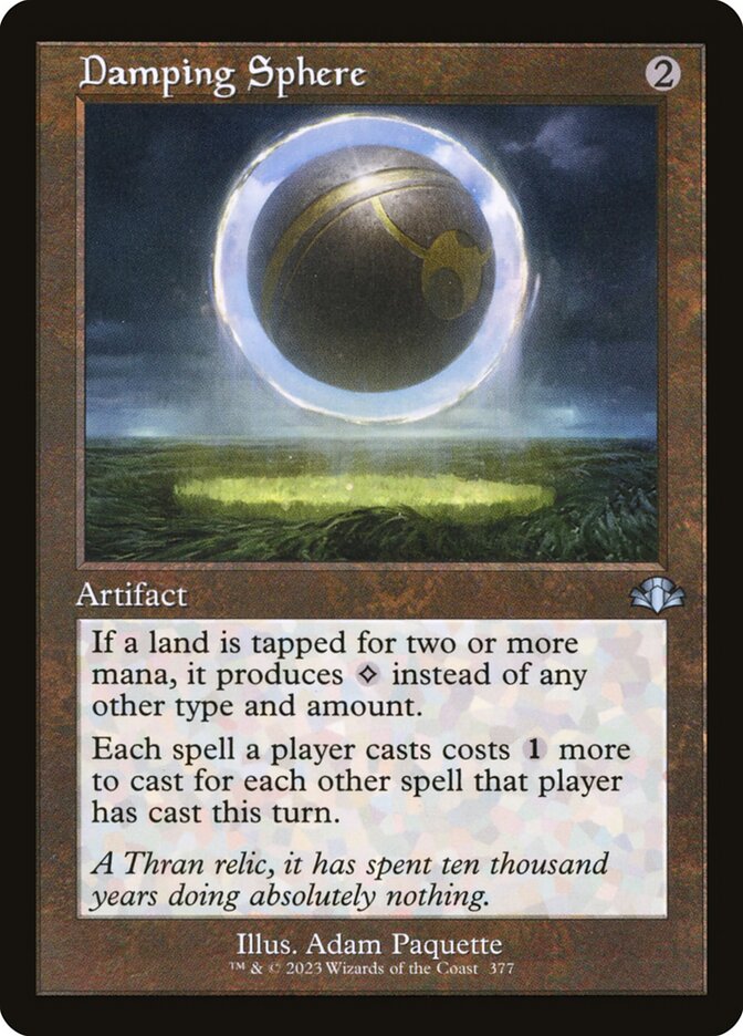 Damping Sphere (Retro Frame): Dominaria Remastered