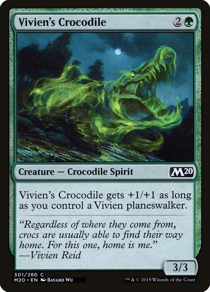 Vivien's Crocodile (Planeswalker Deck): Core Set 2020