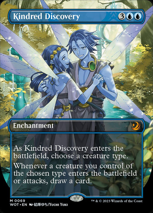 Kindred Discovery (#069) (Borderless): Wilds of Eldraine: Enchanting Tales