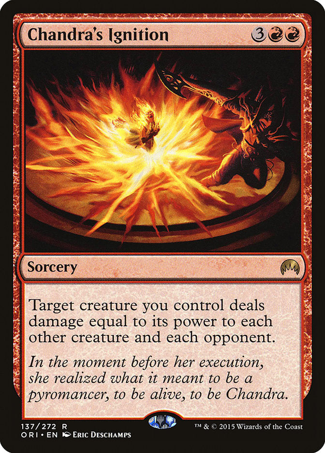 Chandra's Ignition - (Foil): Magic Origins