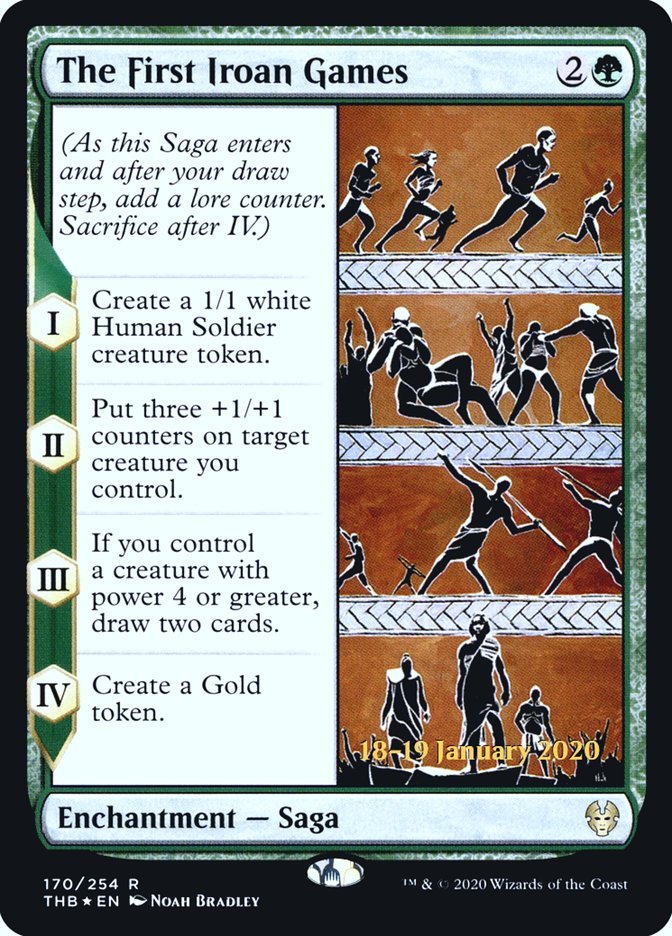 The First Iroan Games (Prerelease) (Theros Beyond Death) - (Foil): Theros Beyond Death Promos