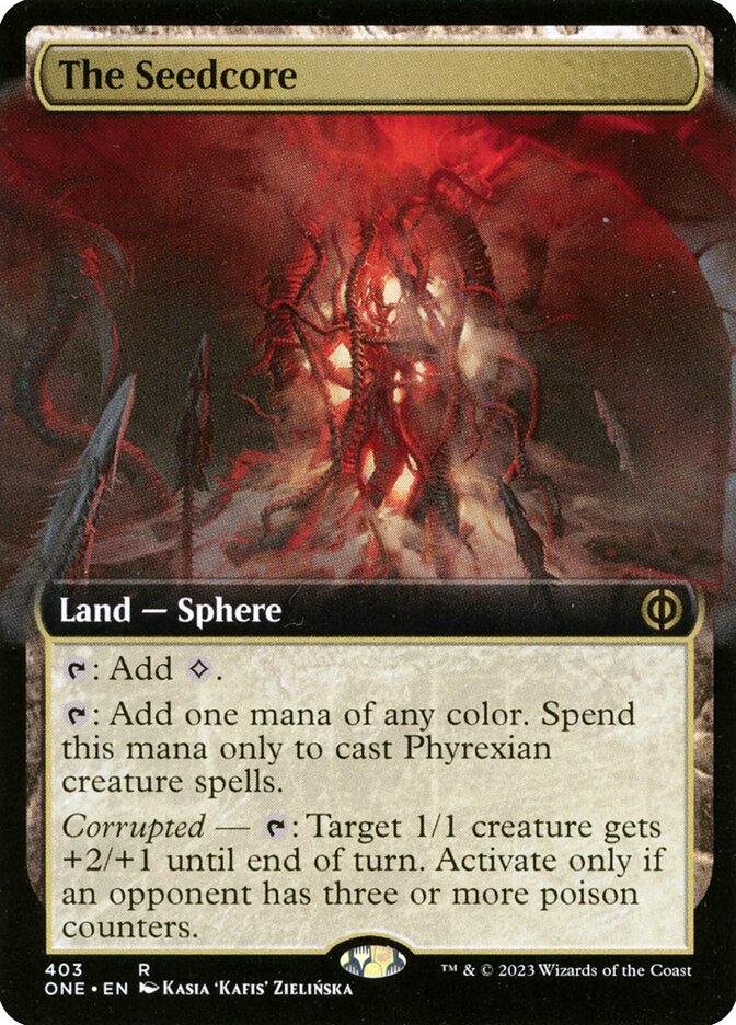 The Seedcore (Extended Art) - (Foil): Phyrexia: All Will Be One
