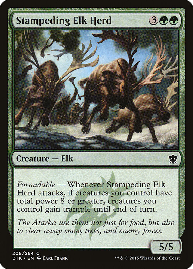 Stampeding Elk Herd: Dragons of Tarkir