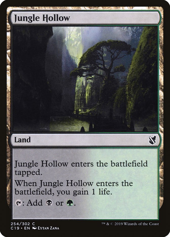 Jungle Hollow: Commander 2019