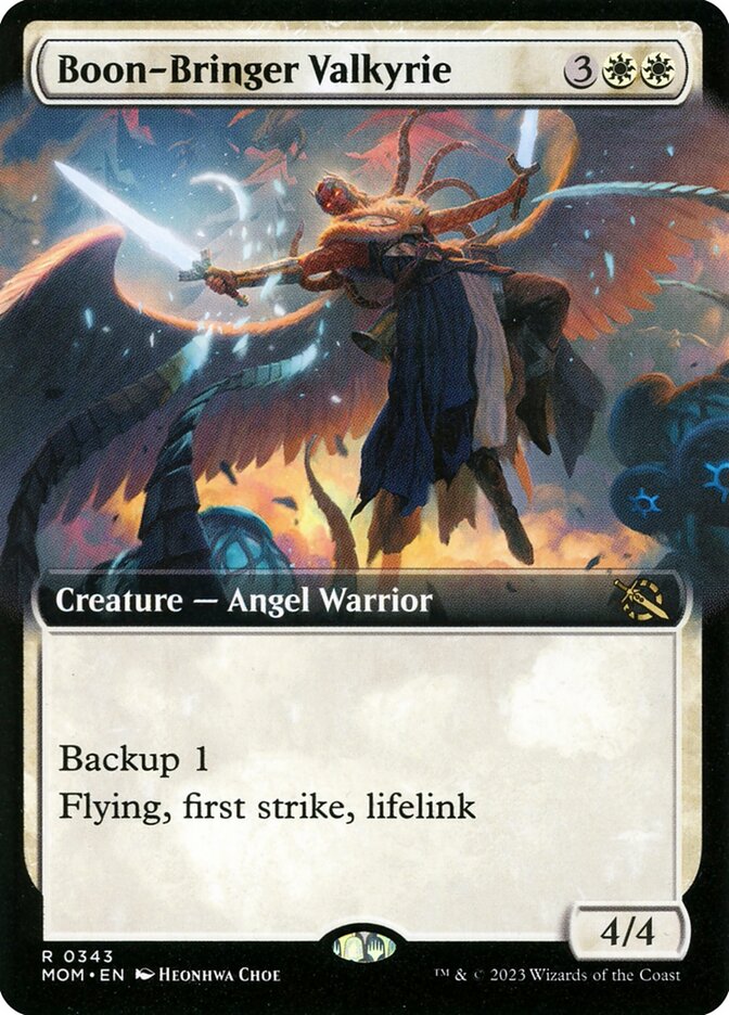 Boon-Bringer Valkyrie (Extended Art): March of the Machine