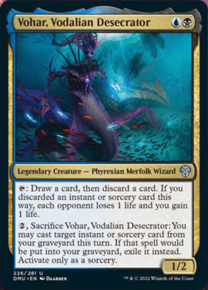 Vohar, Vodalian Desecrator - (Foil): Dominaria United