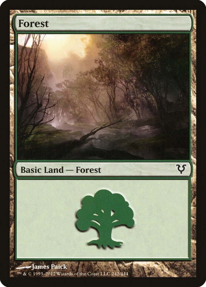 Forest (#242): Avacyn Restored