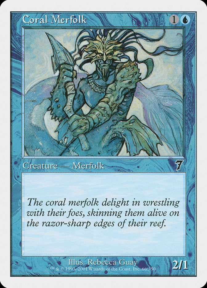 Coral Merfolk: Seventh Edition