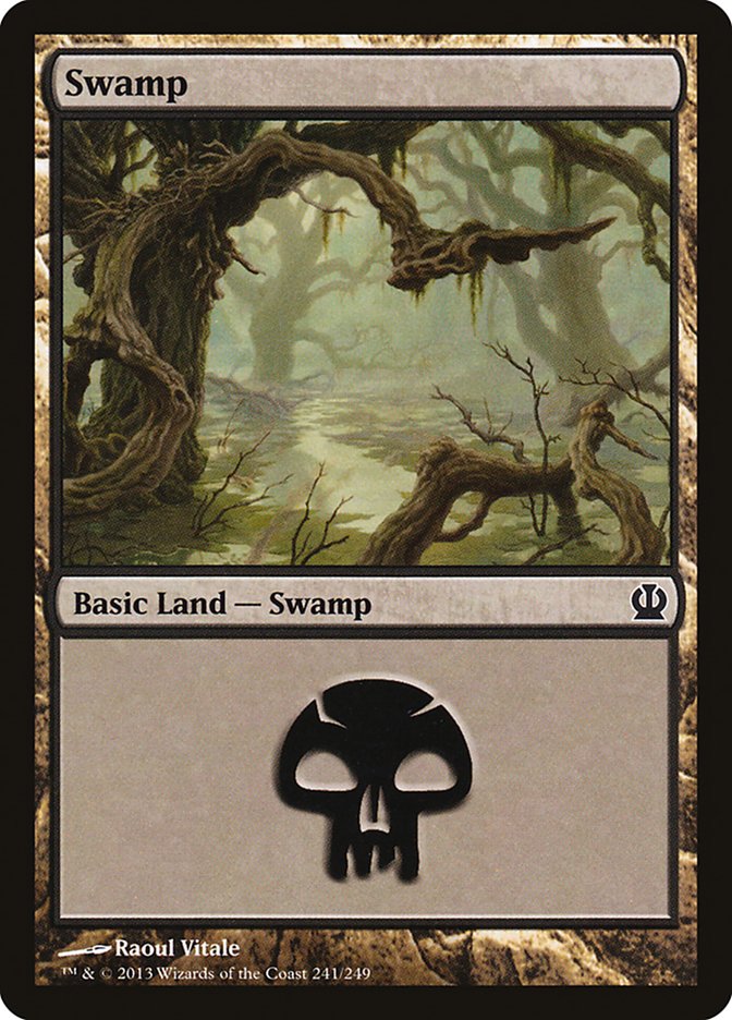 Swamp (#241) - (Foil): Theros