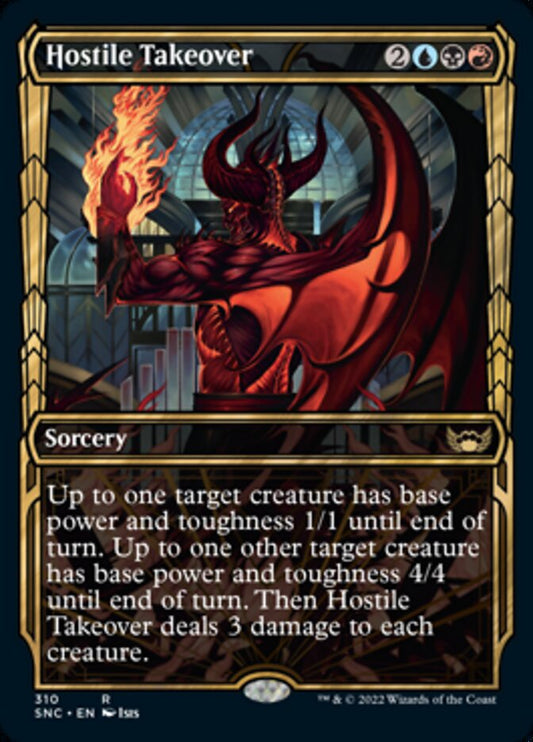 Hostile Takeover (Showcase) - (Foil): Streets of New Capenna