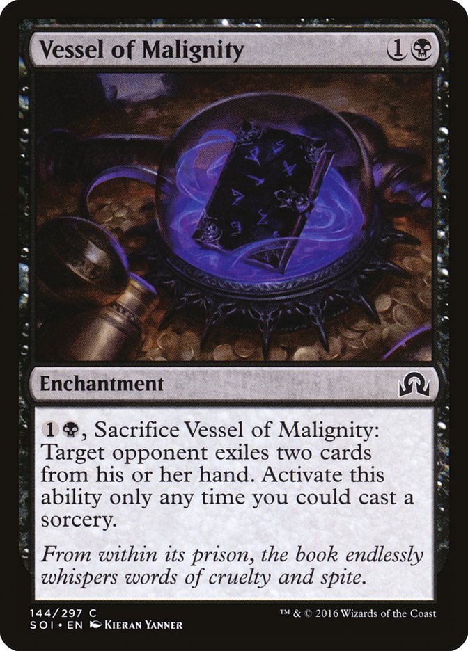 Vessel of Malignity - (Foil): Shadows over Innistrad