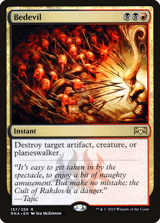 Bedevil - (Foil): Ravnica Allegiance