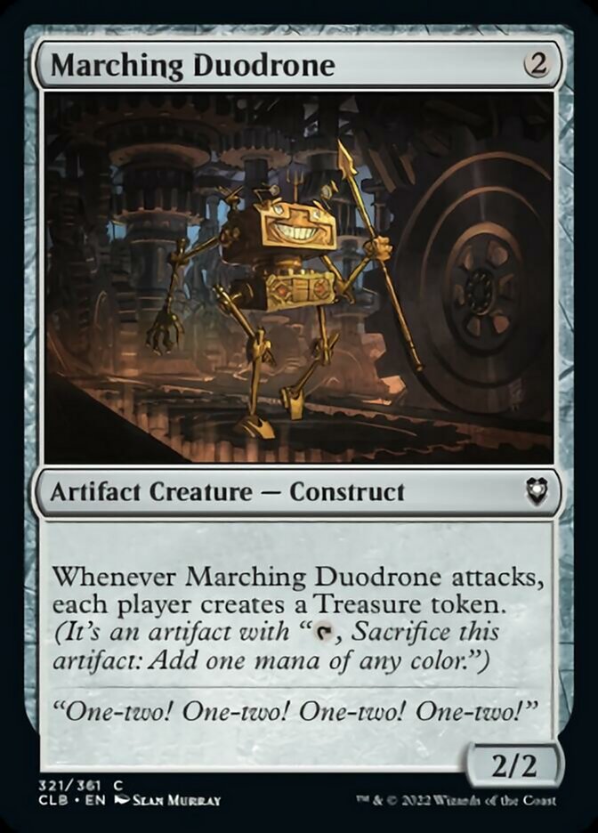 Marching Duodrone - (Foil): Commander Legends: Battle for Baldur's Gate