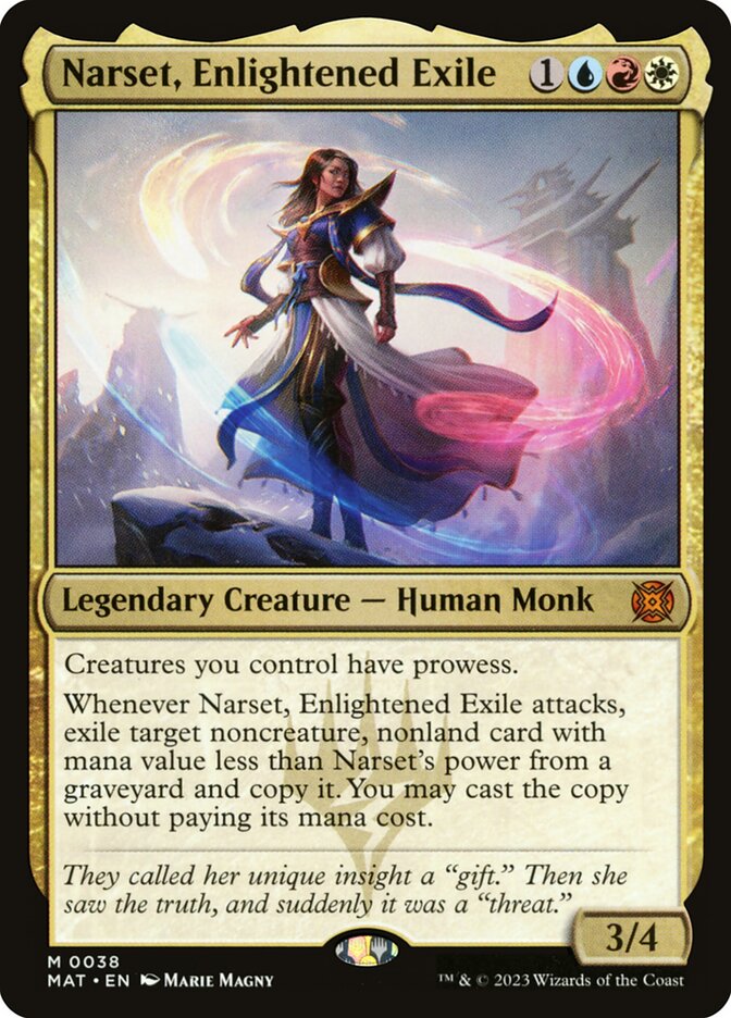 Narset, Enlightened Exile - (Foil): March of the Machine: The Aftermath