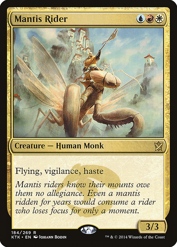 Mantis Rider - (Foil): Khans of Tarkir