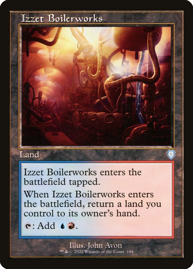 Izzet Boilerworks (Retro Frame): The Brothers' War Commander