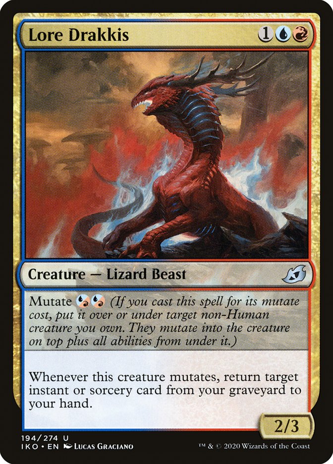 Lore Drakkis - (Foil): Ikoria: Lair of Behemoths