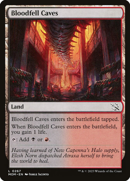 Bloodfell Caves - (Foil): March of the Machine