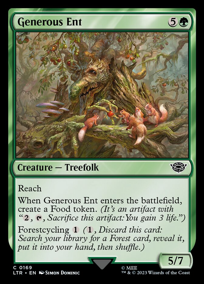 Generous Ent - (Foil): The Lord of the Rings: Tales of Middle-earth