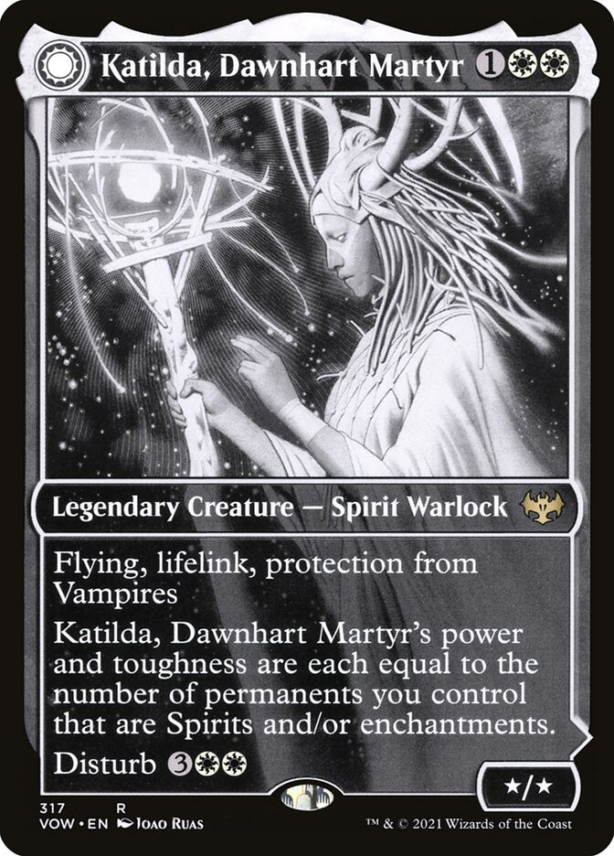 Katilda, Dawnhart Martyr // Katilda's Rising Dawn (Showcase): Innistrad: Crimson Vow