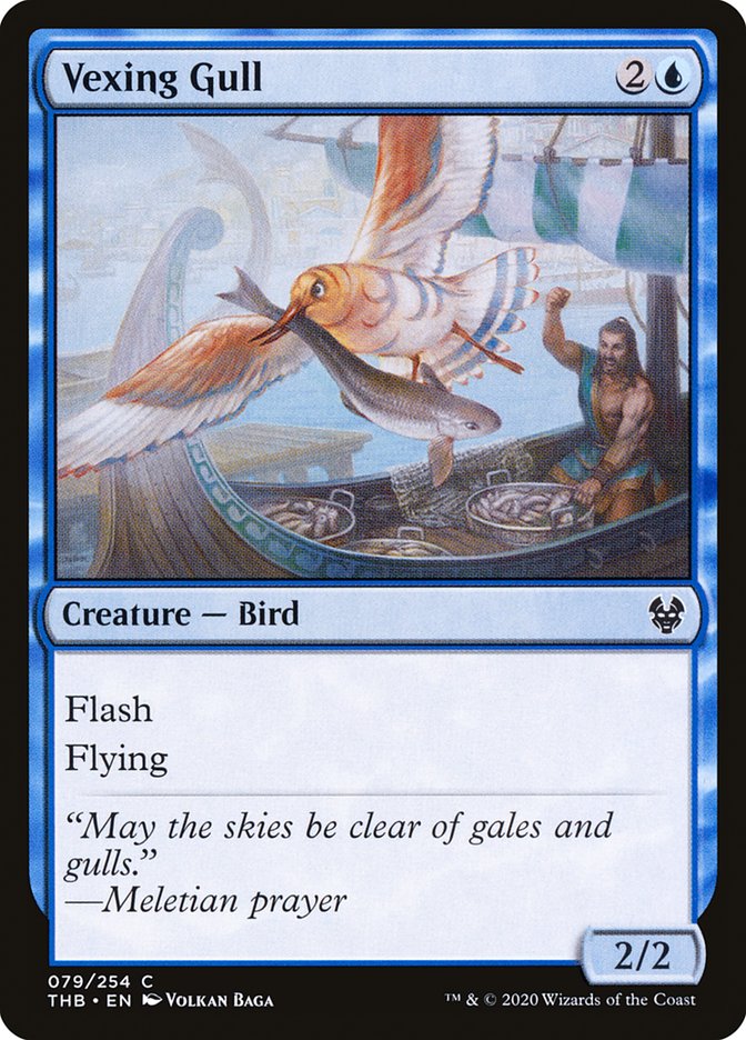 Vexing Gull - (Foil): Theros Beyond Death