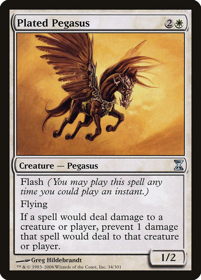 Plated Pegasus - (Foil): Time Spiral