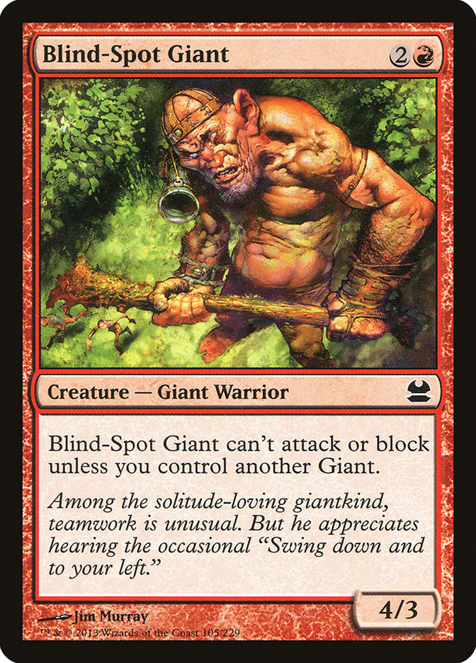Blind-Spot Giant: Modern Masters